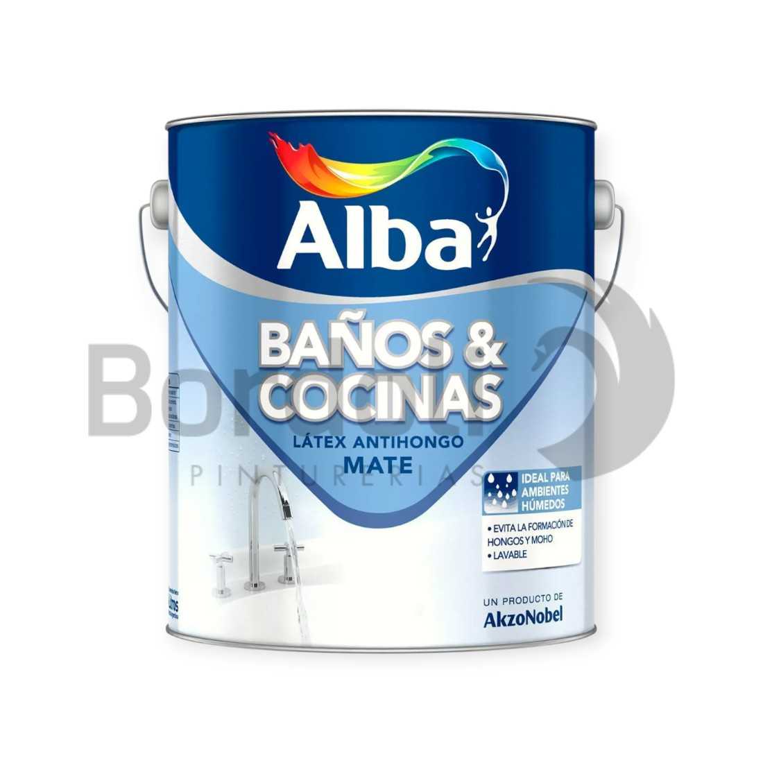 ALBA BAÑOS &amp; COCINAS MATE BLANCO - 1 L