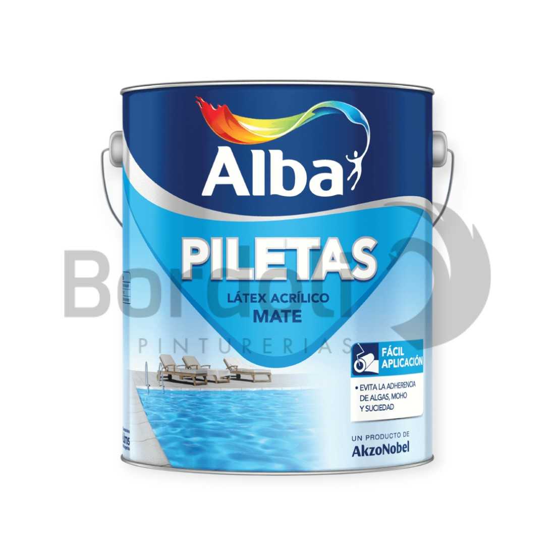 ALBA PILETAS ACRILICO CELESTE - 10 L