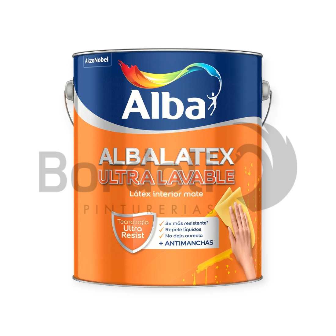 ALBA ALBALATEX ULTRA LAVABLE BLANCO - 1 L
