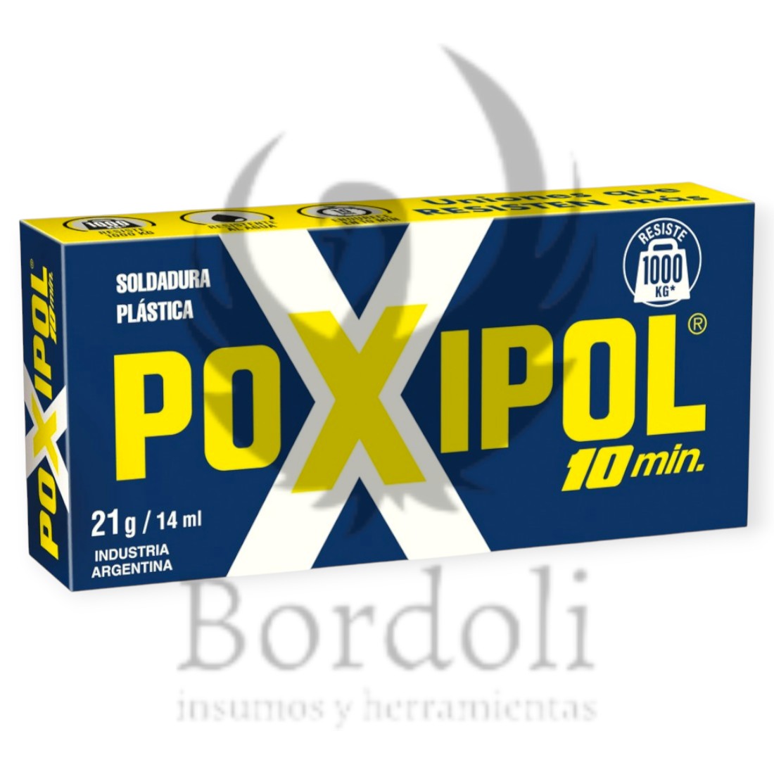 POXIPOL METALICO 10 MIN POMO 14ML/21G