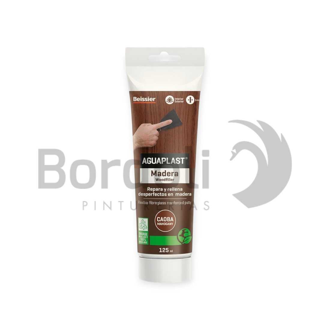 AGUAPLAST MADERA 125 ML CAOBA