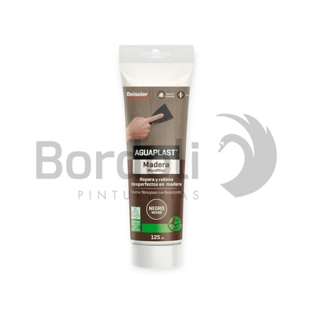 AGUAPLAST MADERA 125 ML NEGRO WENGE