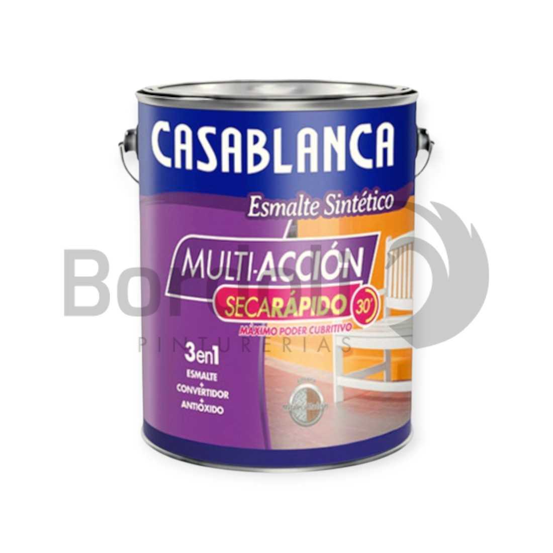 CASABLANCA ESM MULTIACCION SEC RAP SAT BCO 4 LTS