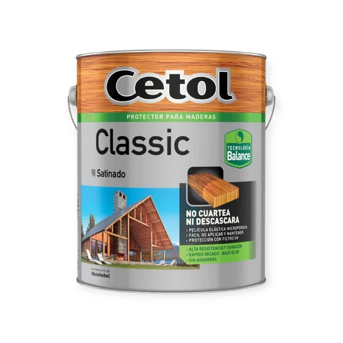 CETOL CLASSIC BALANCE SATIN CAOBA X 4L