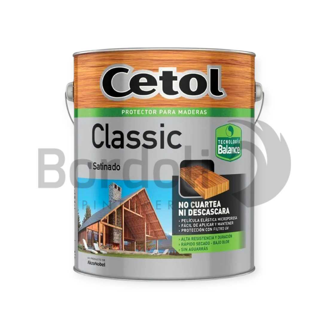 CETOL CLASSIC BALANCE SATIN CAOBA X 4L