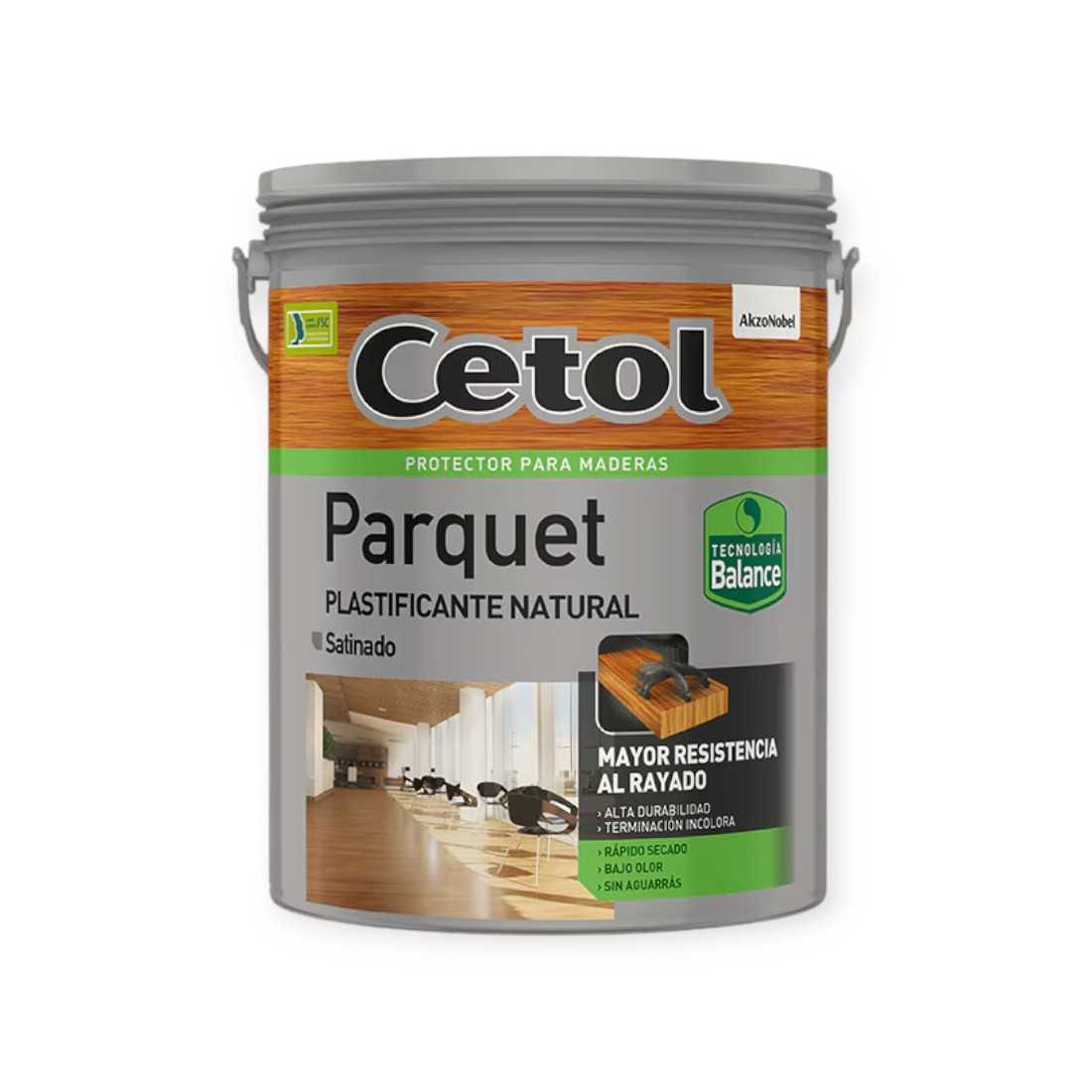 CETOL PARQUET PLASTIF NATURAL BRI X 1L
