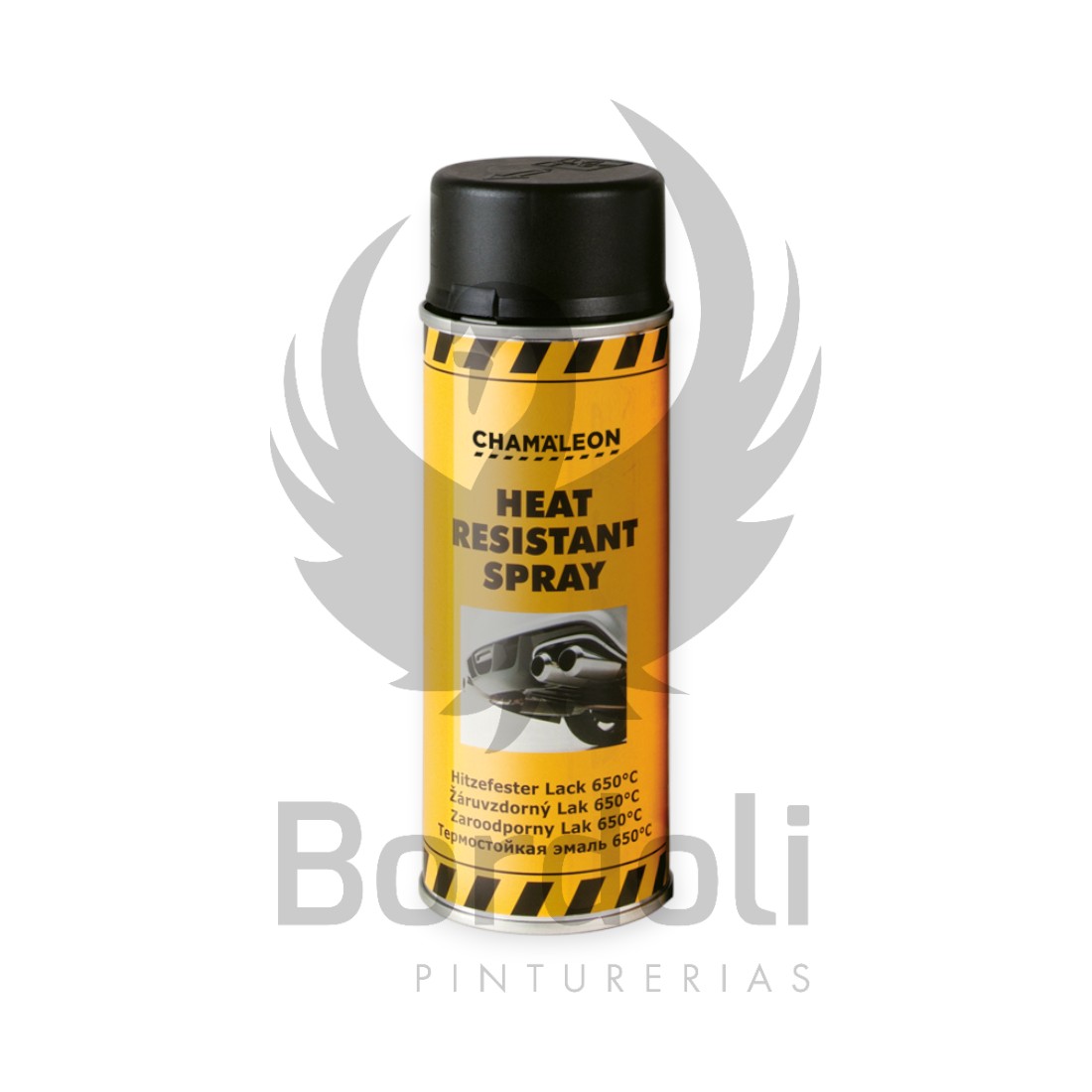 CHAMALEON ALTA TEMPERTURA NEGRO 650 °C - 400ML