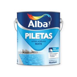ALBA PILETAS ACRILICO BLANCO - 4 L