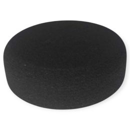 SAGUS PAÑO DE GOMA ESPUMA NEGRO SIMPLE DE 8'