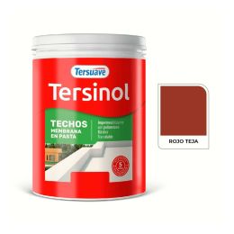 TERSUAVE TERSINOL TECHO MEMB EN PASTA ROJO TEJA X 1 KG