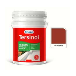 TERSUAVE TERSINOL TECHO MEMB EN PASTA ROJO TEJA X 20 KG