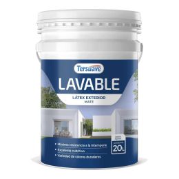 TERSUAVE LAVABLE REV. ACRILICO EXT MATE NEGRO EBANO X 20 LT