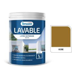 TERSUAVE LAVABLE REV. ACRILICO EXT MATE OCRE X 1 LT