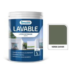 TERSUAVE LAVABLE REV. ACRILICO EXT MATE VERDE SAFARI X 1 LT