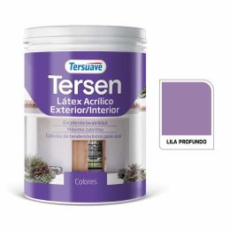 TERSUAVE TERSEN LATEX EXT-INT MATE LILA PROFUNDO X1 LT