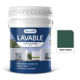 TERSUAVE LAVABLE REV. ACRIL EXT MATE VERDE FORESTA X 20 LT