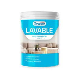 TERSUAVE LAVABLE REV. INT BLANCO MATE X 1 LT