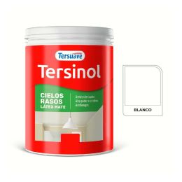 TERSUAVE TERSINOL LATEX CIELORRASO MATE BLANCO X 1 LT