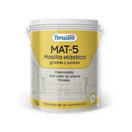 TERSUAVE MAT 5 MASILLA ACRILICA ELASTOMERICA BLANCO X 5 KG