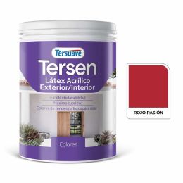 TERSUAVE TERSEN LATEX EXT-INT MATE ROJO PASION X 1 LT
