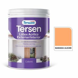 TERSUAVE TERSEN LATEX EXT-INT MATE NARANJA ALEGRE X 1 LT