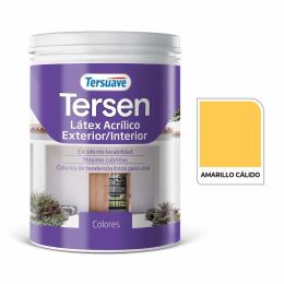 TERSUAVE TERSEN LATEX EXT-INT MATE AMARILLO CALIDO X 1 LT