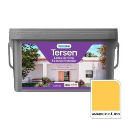 TERSUAVE TERSEN LATEX EXT-INT MATE AMARILLO CALIDO X 4 LT