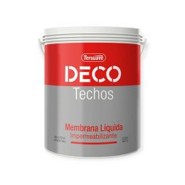 TERSUAVE DECO TECHOS MEMBRANA LIQUIDA MATE GRIS X 10 KG
