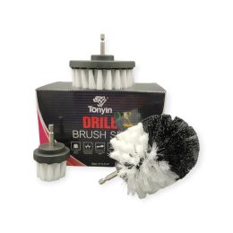 TONYIN KIT CEPILLOS TALADRO BLANCO 3UN BLANDO