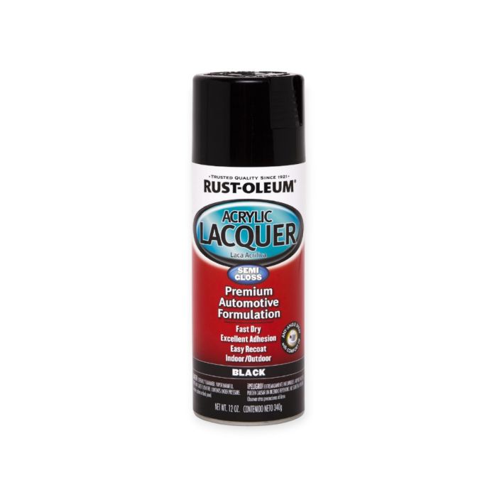 RUSTOLEUM LACA ACRILICA NEGRO 340G