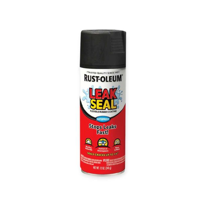 RUSTOLEUM AERO SELLADOR IMPER. LEAK SEAL NEGRO