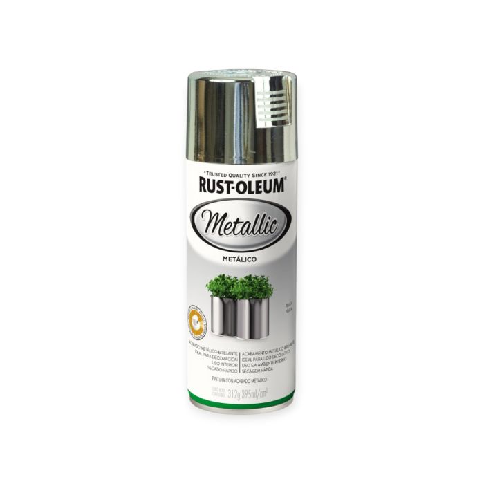 RUSTOLEUM ACABADO METALICO PLATA 312G