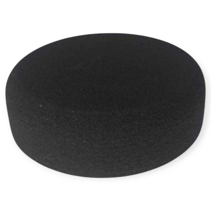 SAGUS PAÑO DE GOMA ESPUMA NEGRO SIMPLE DE 8'