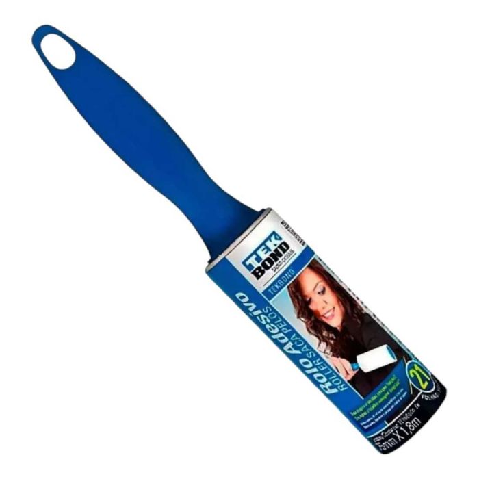 TB ROLLO SACA PELOS Y PELUSA 7,6CMX1,8MT 21HOJAS