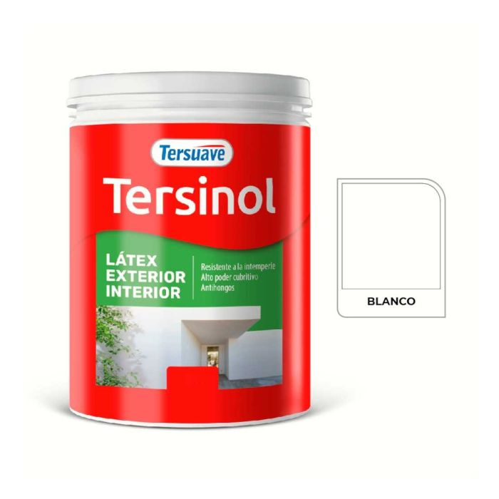 TERSUAVE TERSINOL LATEX EXT-INT MATE BLANCO X 1 LT