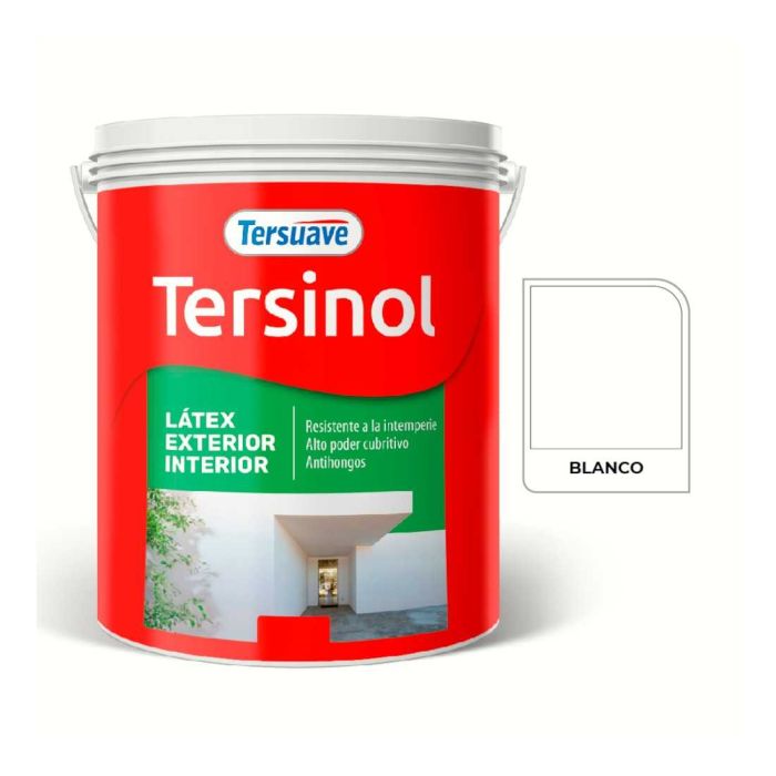 TERSUAVE TERSINOL LATEX EXT-INT MATE BLANCO X 4 LT