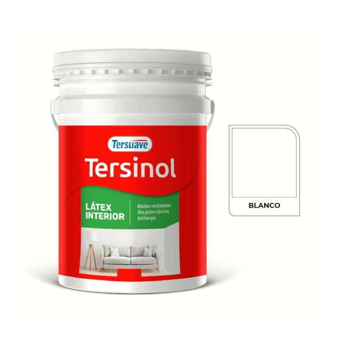 TERSUAVE TERSINOL LATEX INT MATE BLANCO X 20 LT