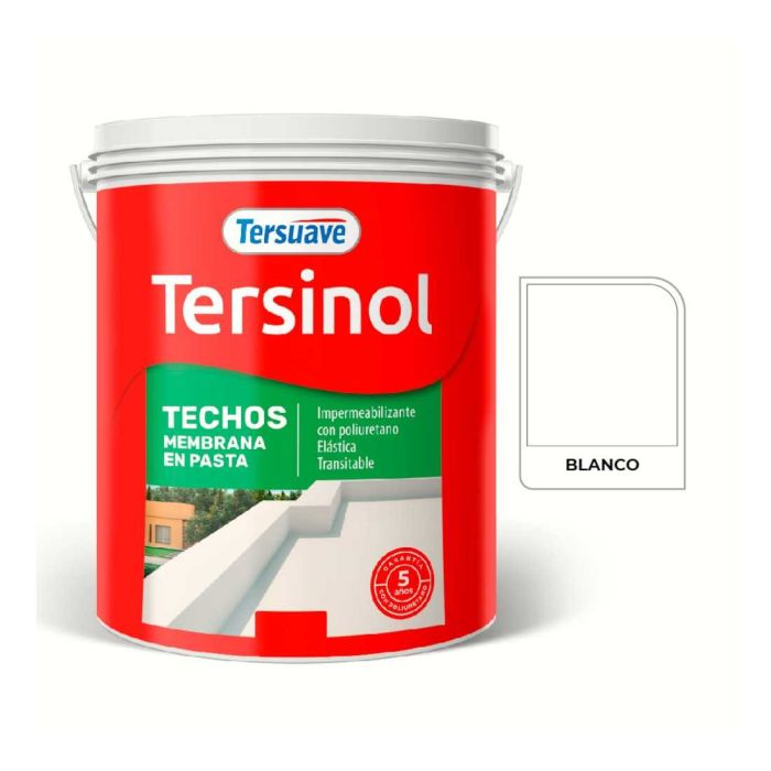 TERSUAVE TERSINOL TECHO MEMB EN PASTA BLANCO X 4 KG
