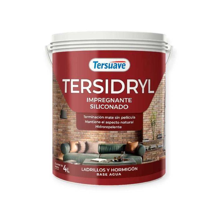 TERSUAVE TERSIDRYL IMPER. ACUO LAD Y PIE. S/PELI MATE X 4 LT