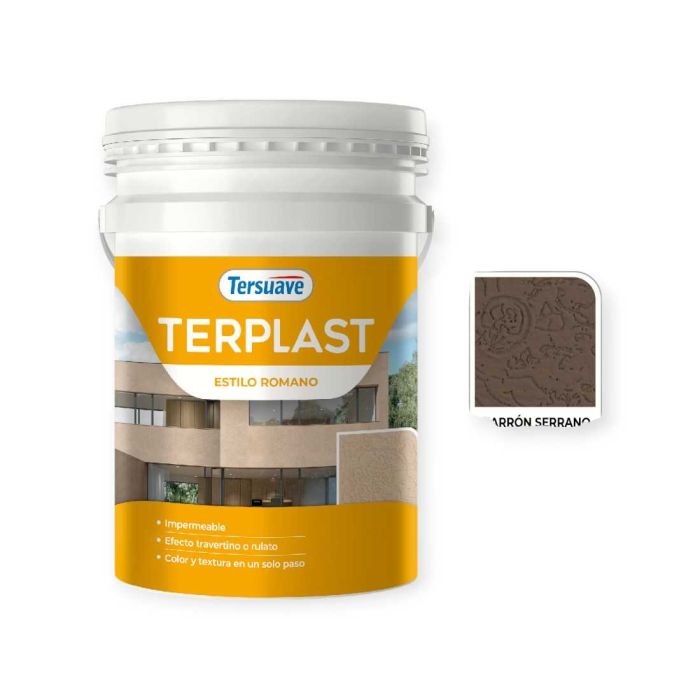 TERSUAVE TERPLAST ROM. MED. MARRON SERRANO 25KG