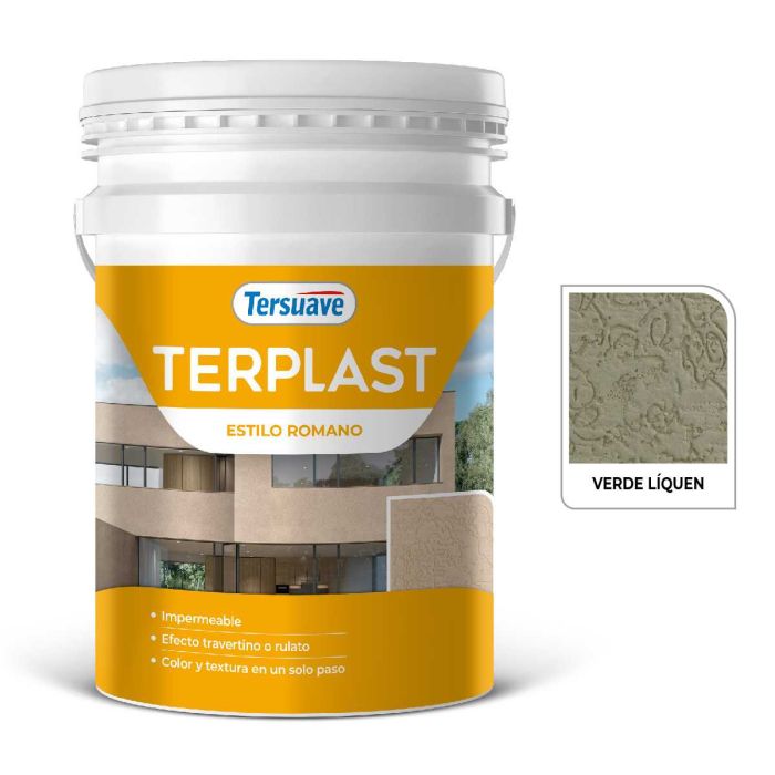 TERSUAVE TERPLAST ROM. MED. VERDE LIQUEN 25KG