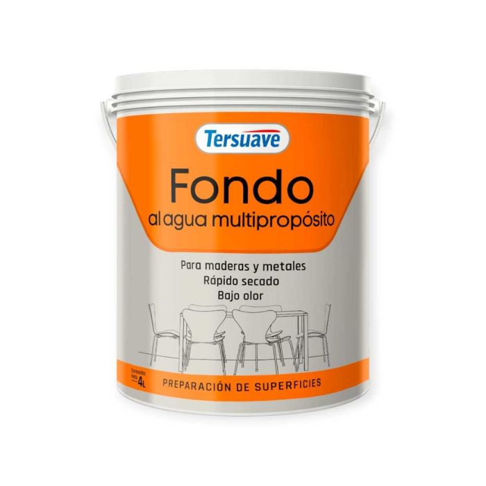 TERSUAVE FONDO BASE ACUOSA MULTIPROPOSITO GRIS X 4 LT