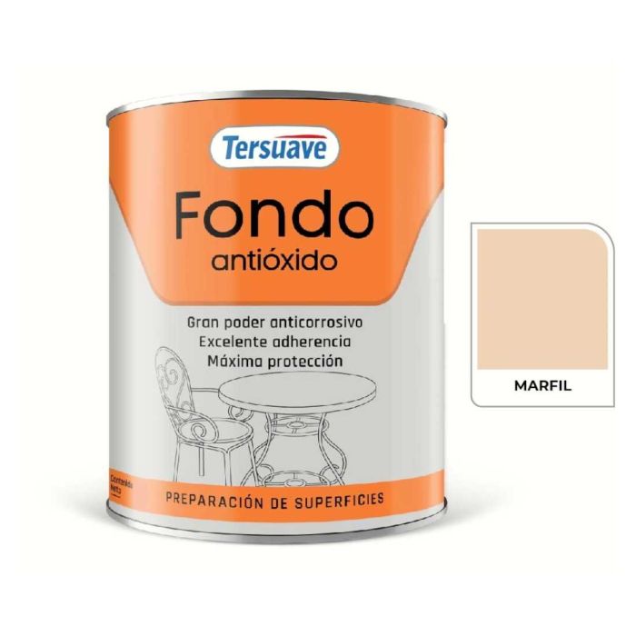 TERSUAVE FONDO ANTIOXIDO MATE MARFIL X 1 LT