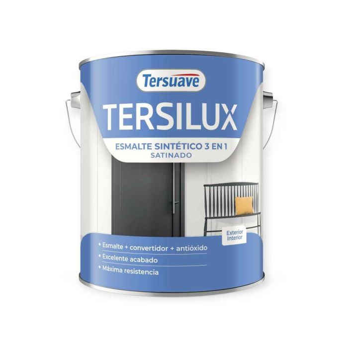 TERSUAVE ESM. SINT. SATINADO NEGRO X 4 LT