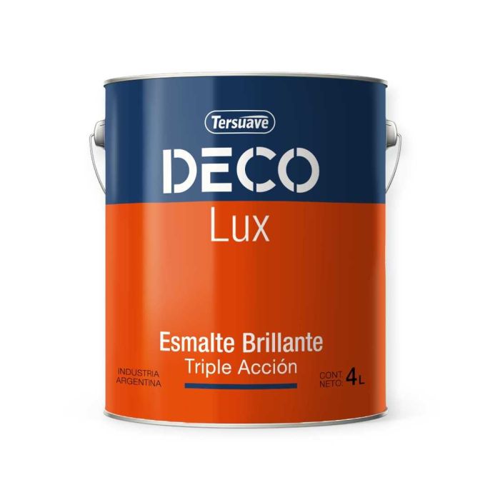 TERSUAVE DECOLUX ESM. SINT. BRILLANTE BERMELLON X 4 LT