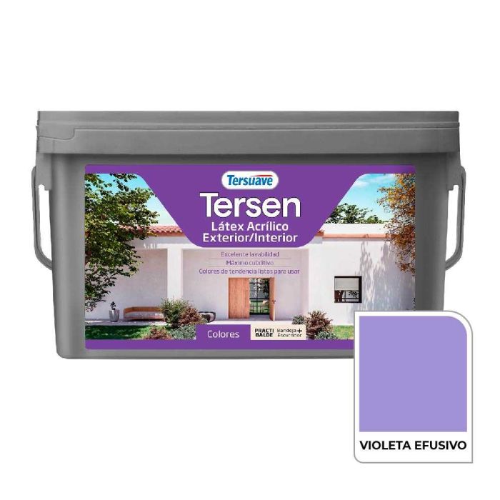TERSUAVE TERSEN LATEX EXT-INT MATE VIOLETA EFUSIVO X 4 LT