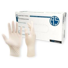 AS GUANTES DE LATEX MEDIANO