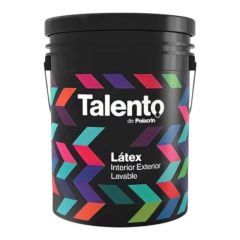 TALENTO LATEX INT/EXT LAVABLE BCO 10 LTS
