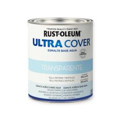 RUSTOLEUM ESM. AL AGUA BROCH TRANSPARENTE BRILLANTE 0,887 LT