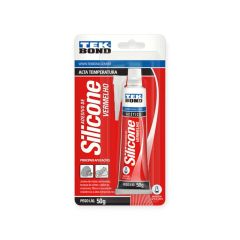 TB SELLADOR SILICONA ALTA TEMP. 50 POMO BI ROJO